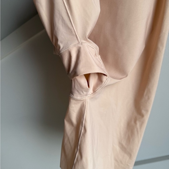 SPANXsculpt™ OnCore Open-Bust Mid-Thigh Bodysuit Seamless Nude Shapewear size S - Picture 5 of 10